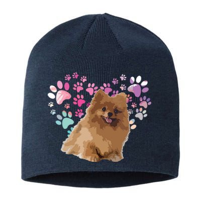 Love Pomeranian Sustainable Beanie