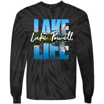 Lake Powell Lakes Lake Life Kayaking Camping Kayak Basin Great Gift Tie-Dye Long Sleeve Shirt