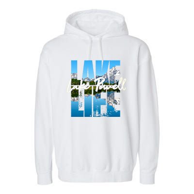 Lake Powell Lakes Lake Life Kayaking Camping Kayak Basin Great Gift Garment-Dyed Fleece Hoodie