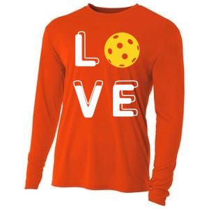 Love Pickleball (Meaningful Gift) Cooling Performance Long Sleeve Crew