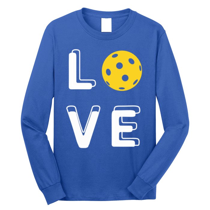 Love Pickleball (Meaningful Gift) Long Sleeve Shirt