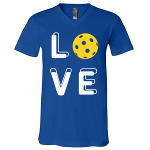 Love Pickleball (Meaningful Gift) V-Neck T-Shirt