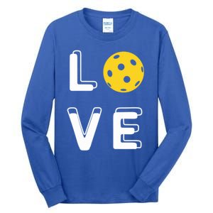 Love Pickleball (Meaningful Gift) Tall Long Sleeve T-Shirt