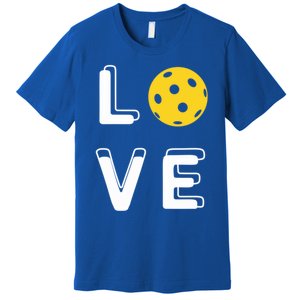 Love Pickleball (Meaningful Gift) Premium T-Shirt