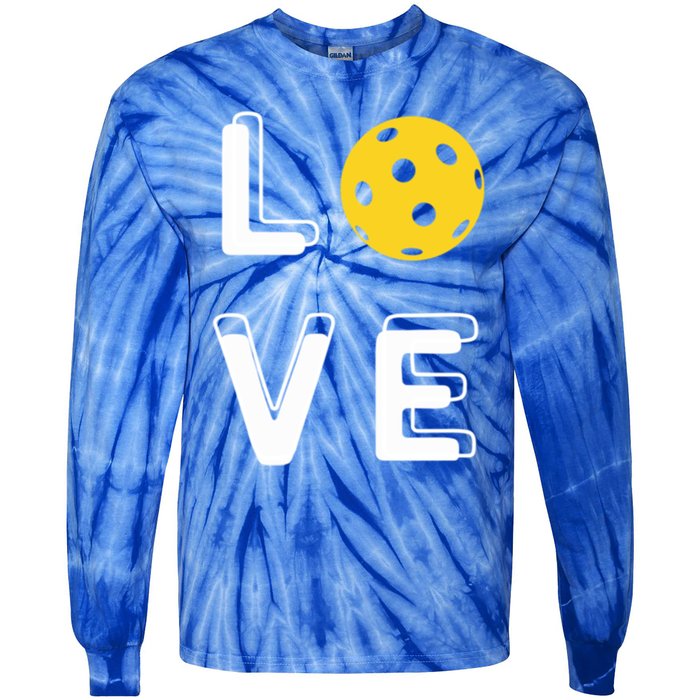 Love Pickleball (Meaningful Gift) Tie-Dye Long Sleeve Shirt