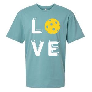 Love Pickleball (Meaningful Gift) Sueded Cloud Jersey T-Shirt