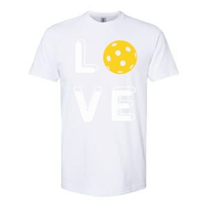 Love Pickleball (Meaningful Gift) Softstyle CVC T-Shirt