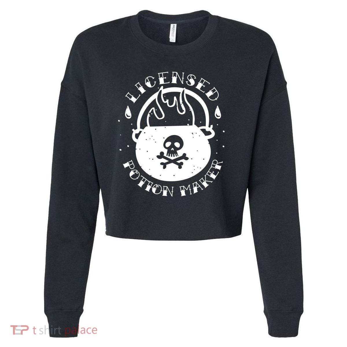 Licensed Potion Maker Cropped Pullover Crew