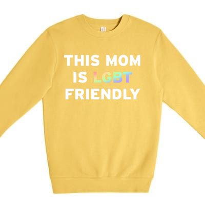 Lgbt Pride Month Gay Mom Queer Lesbian Mama Gift Ideas Cute Gift Premium Crewneck Sweatshirt