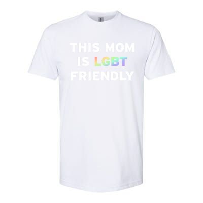 Lgbt Pride Month Gay Mom Queer Lesbian Mama Gift Ideas Cute Gift Softstyle CVC T-Shirt