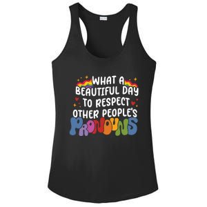 Lgbtq Pride Month Love Ladies PosiCharge Competitor Racerback Tank