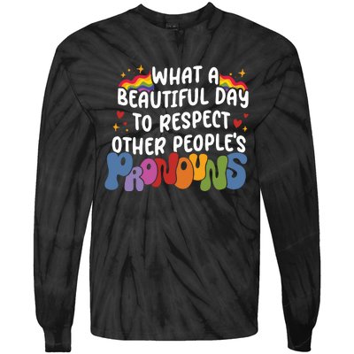 Lgbtq Pride Month Love Tie-Dye Long Sleeve Shirt