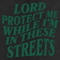Lord Protect Me While I'm In These Streets Golf Towel