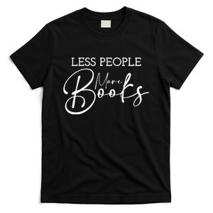 Less People More Books T-Shirt