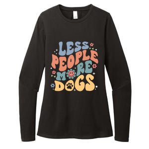 Less People More Dogs Womens CVC Long Sleeve Shirt