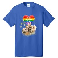 Lgbt Pride Mama Rabbit Bunny Free Mom Hugs Mothers Day Gift Tall T-Shirt