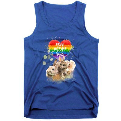 Lgbt Pride Mama Rabbit Bunny Free Mom Hugs Mothers Day Gift Tank Top