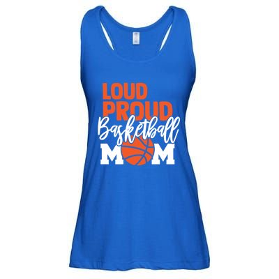 Loud Proud Mom Basketball Mother Gift Ladies Essential Flowy Tank