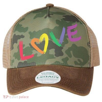 Love Pride Month Rainbow Legacy Tie Dye Trucker Hat