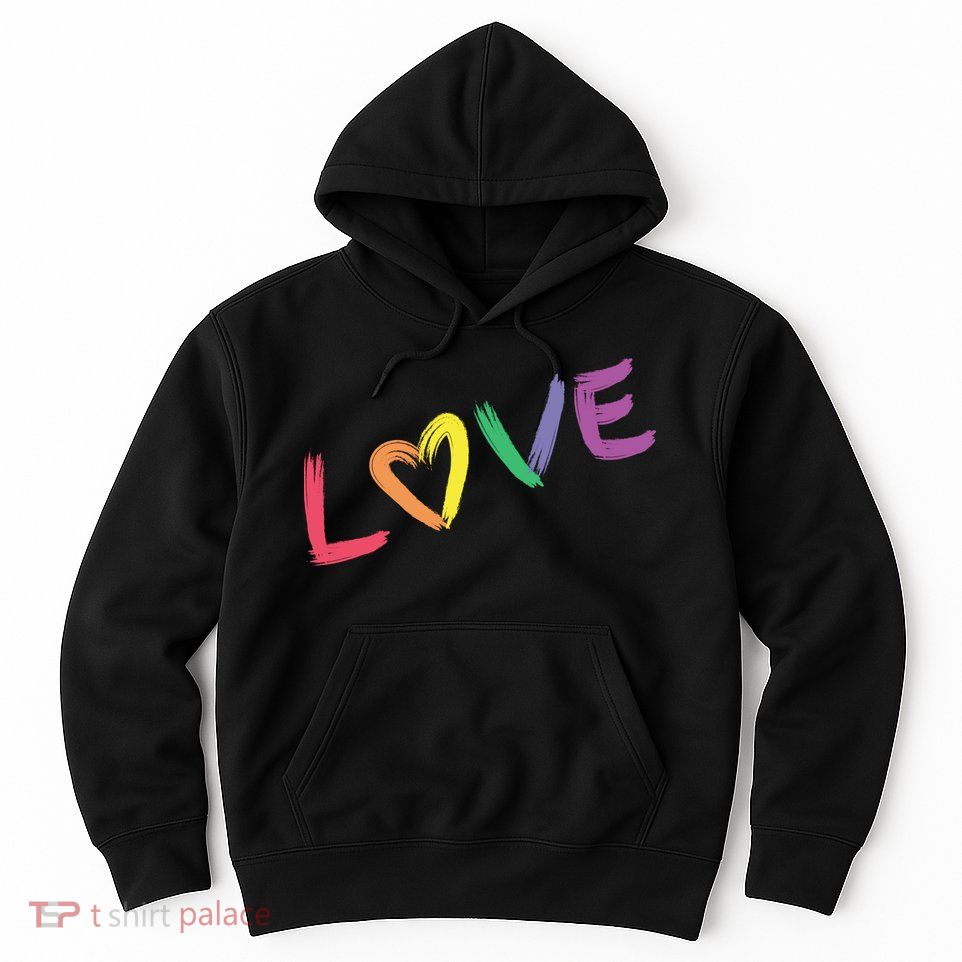 Love Pride Month Rainbow Hoodie
