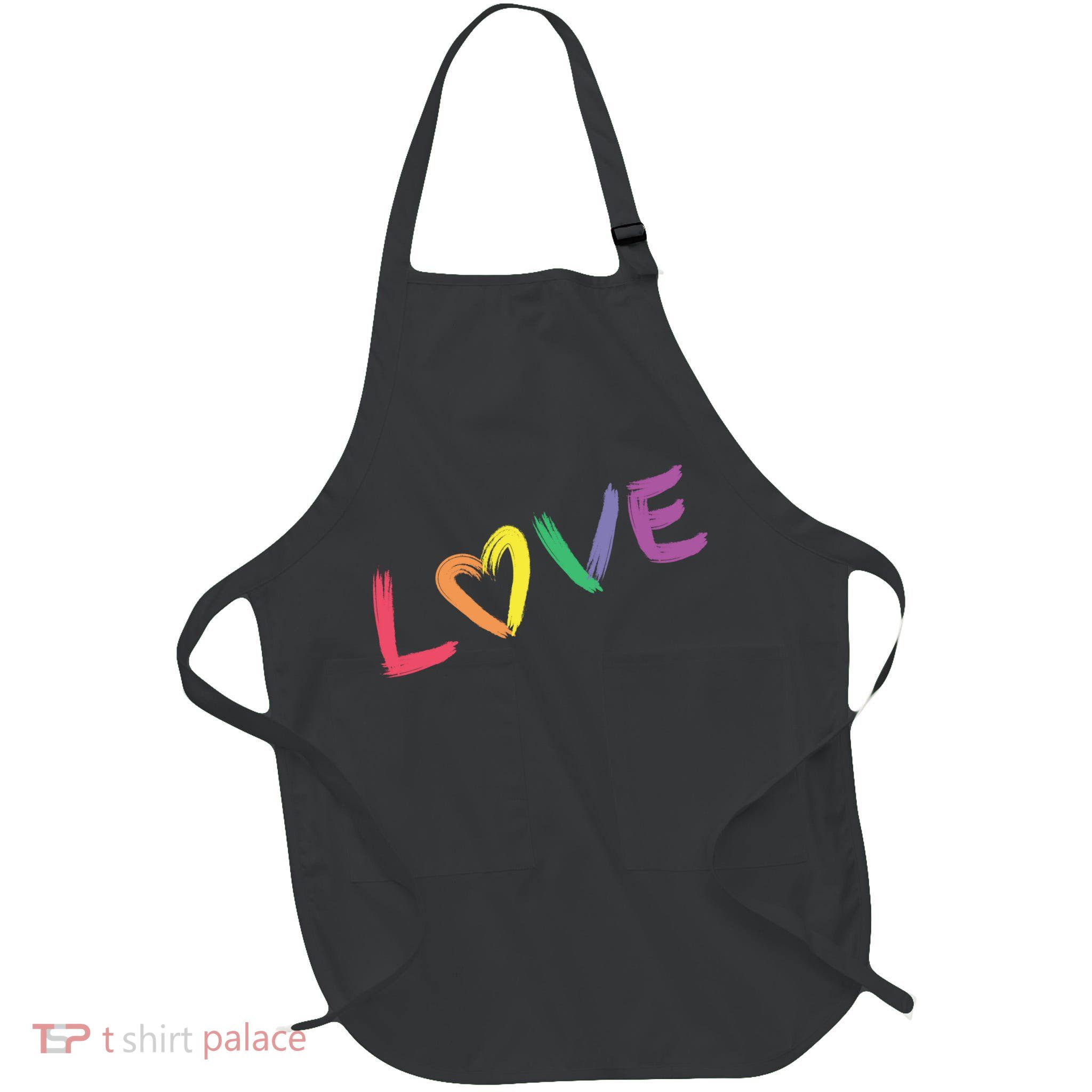 Love Pride Month Rainbow Apron