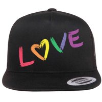 Love Pride Month Rainbow Flatbill Hat
