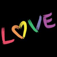 Love Pride Month Rainbow Poster