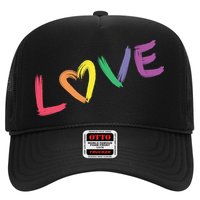 Love Pride Month Rainbow Trucker Hat