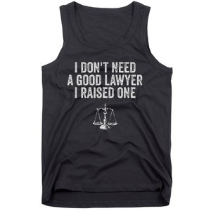 Lawyer Parent My Son Daughter Law School Graduation Tank Top