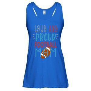 Loud Proud Mom Football Gift Ladies Essential Flowy Tank