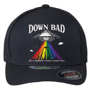 Lgbt Pride Month Down Bad Top Flexfit Unipanel Trucker Cap