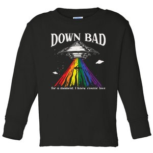 Lgbt Pride Month Down Bad Top Toddler Long Sleeve Shirt