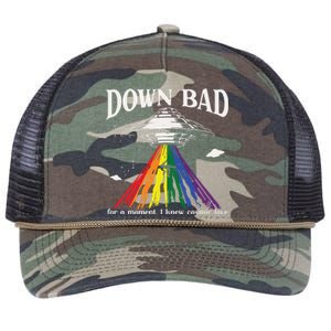 Lgbt Pride Month Down Bad Top Retro Rope Trucker Hat Cap