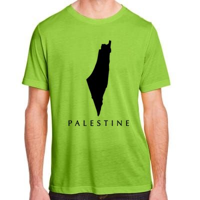 Love Palestine Map Meaningful Gift Adult ChromaSoft Performance T-Shirt