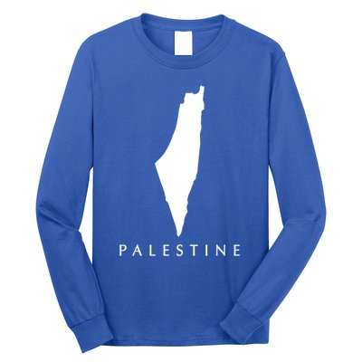 Love Palestine Map Meaningful Gift Long Sleeve Shirt