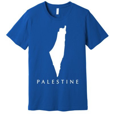 Love Palestine Map Meaningful Gift Premium T-Shirt