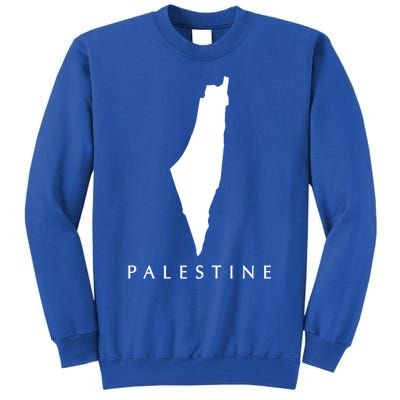 Love Palestine Map Meaningful Gift Tall Sweatshirt