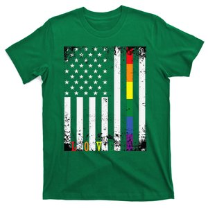 Lgbtq Pride Month Us American T-Shirt