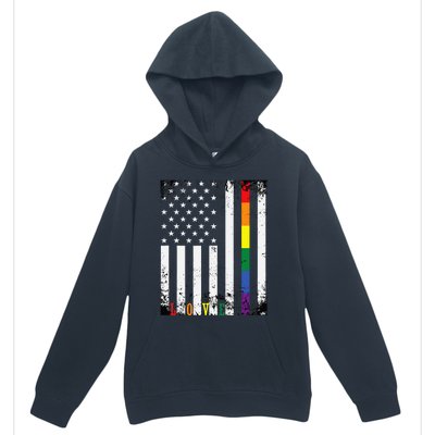 Lgbtq Pride Month Us American Urban Pullover Hoodie