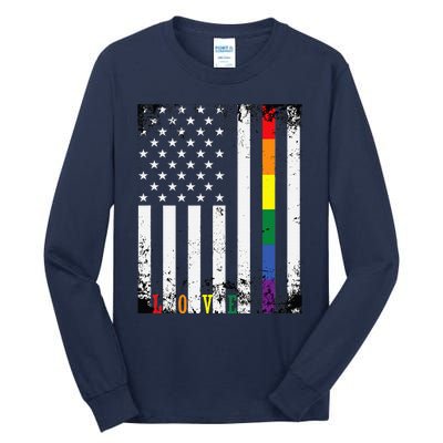 Lgbtq Pride Month Us American Tall Long Sleeve T-Shirt