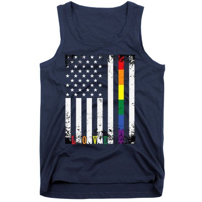 Lgbtq Pride Month Us American Tank Top