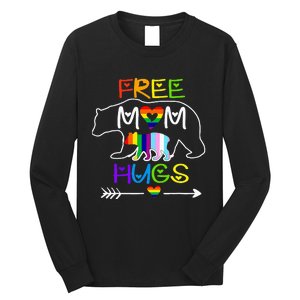 Lgbtq Pride Mama Bear Free Mom Hugs Pride Long Sleeve Shirt