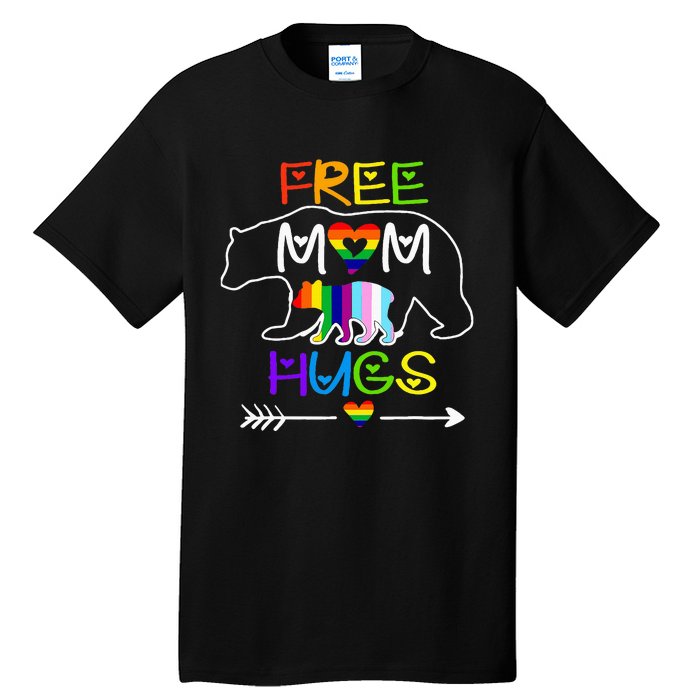 Lgbtq Pride Mama Bear Free Mom Hugs Pride Tall T-Shirt