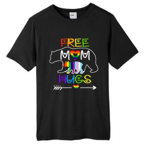 Lgbtq Pride Mama Bear Free Mom Hugs Pride Tall Fusion ChromaSoft Performance T-Shirt