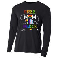 Lgbtq Pride Mama Bear Free Mom Hugs Pride Cooling Performance Long Sleeve Crew