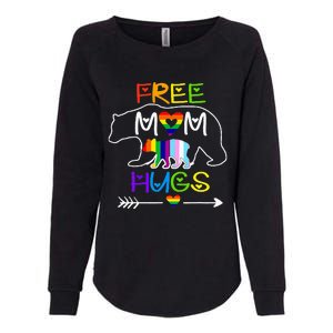 Lgbtq Pride Mama Bear Free Mom Hugs Pride Womens California Wash Sweatshirt