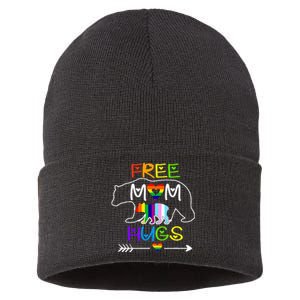 Lgbtq Pride Mama Bear Free Mom Hugs Pride Sustainable Knit Beanie