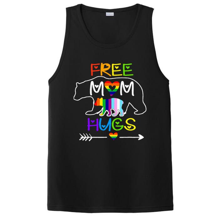 Lgbtq Pride Mama Bear Free Mom Hugs Pride PosiCharge Competitor Tank