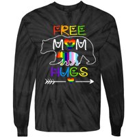 Lgbtq Pride Mama Bear Free Mom Hugs Pride Tie-Dye Long Sleeve Shirt