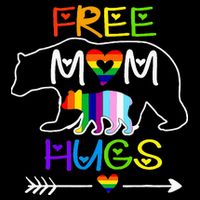 Lgbtq Pride Mama Bear Free Mom Hugs Pride Wool Snapback Cap